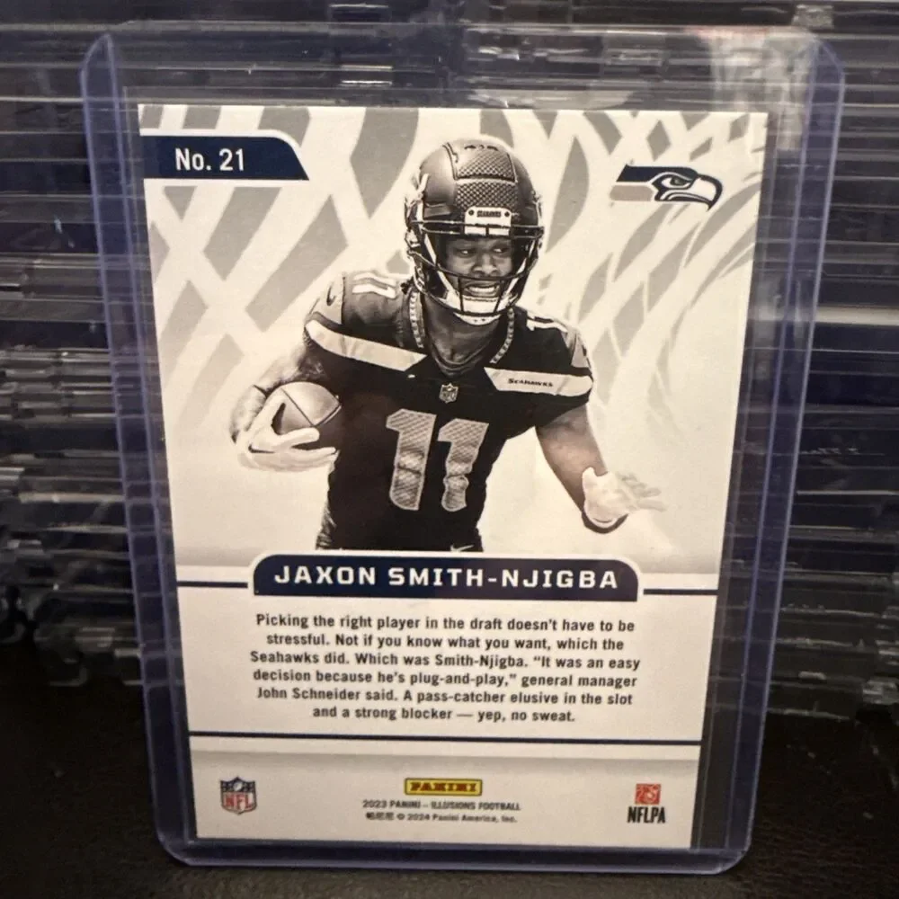 2023 Panini Illusions Jaxon Smith-Njigba Rookie #91 Seattle Seahawks Football
